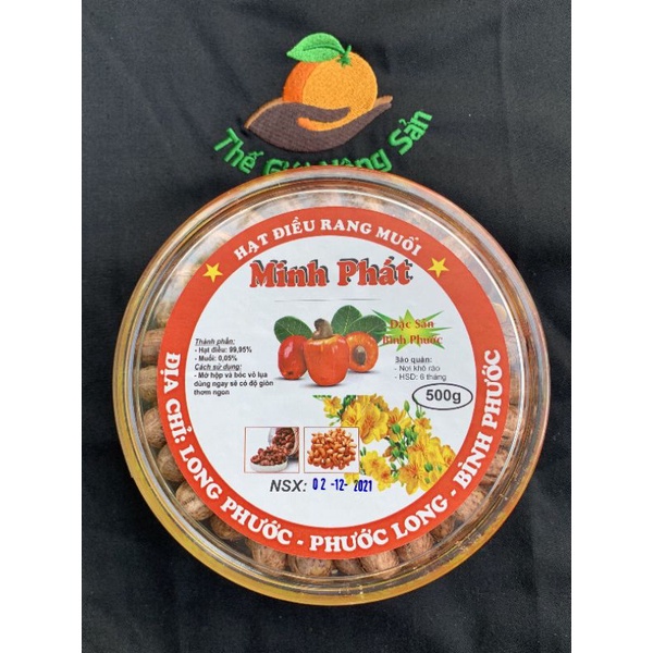 ☎HẠT ĐIỀU RANG MUỐI XUẤT KHẨU A CỒ XẾP HOA - Hàng cao cấp to, đều, ngon Thế Giới Nông Sản