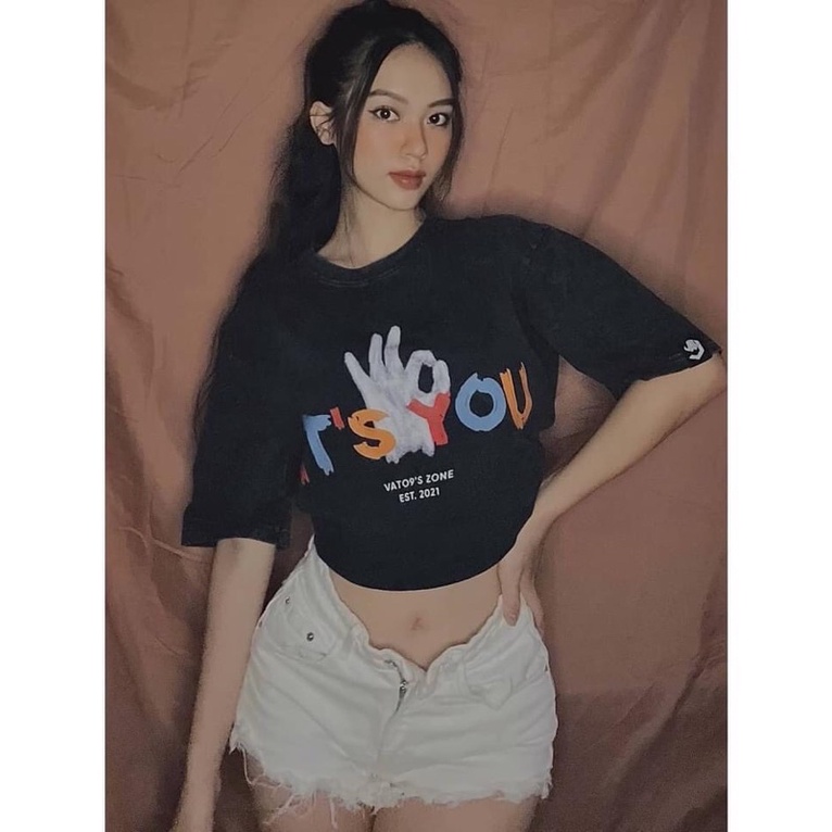 Áo thun  It'S You VAT 09 Văn Toàn🌺Tay Lỡ Dáng Rộng Việt Nam👏Unisex chất cotton mịn mềm🌸 1 màu Đen duy nhất | BigBuy360 - bigbuy360.vn