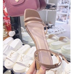Sandal nữ quai mảnh gót tam giác 5p MC3