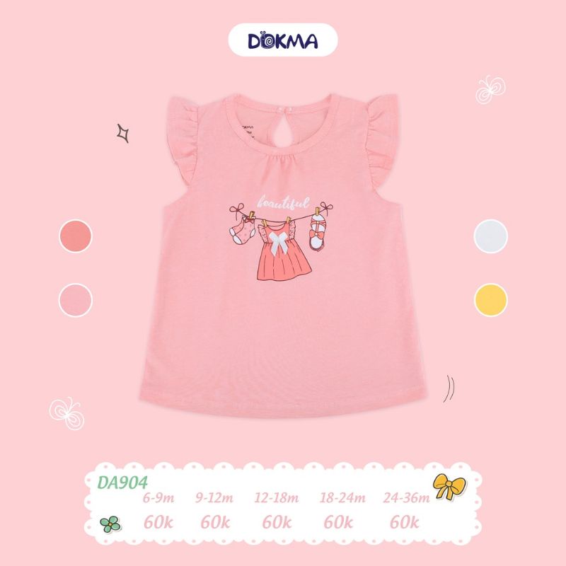 Áo cánh tiên bé gái Dokma 9-36M DA916, DA904
