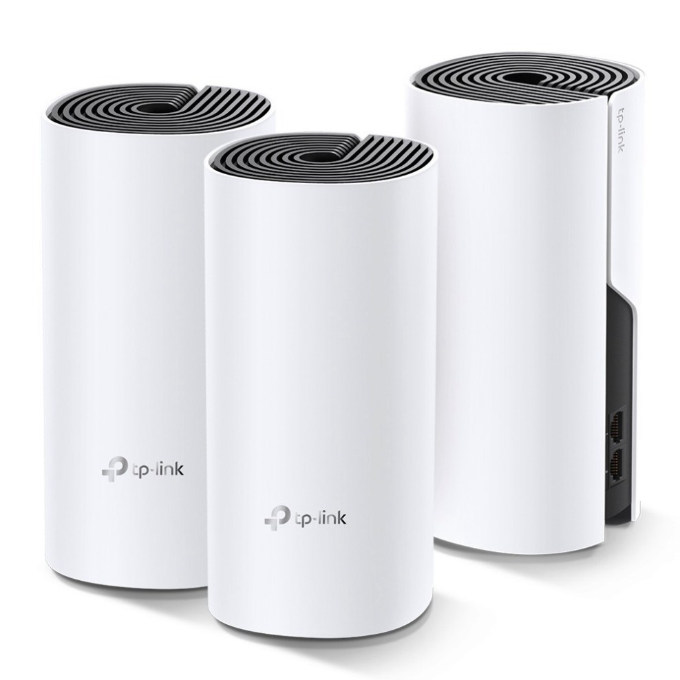 Hệ Thống Phát WiFi Mesh TP-Link Deco M4 (3-Pack) Chuẩn AC 1200Mbps - 3 Cục Phủ Wifi Toàn Nhà, 1 Tên Mạng Duy Nhất