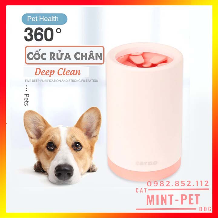 Cốc Rửa Chân Cho Chó Mèo Carno #MintPet