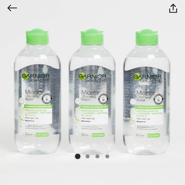 Combo 3 lọ tẩy trang Garnier