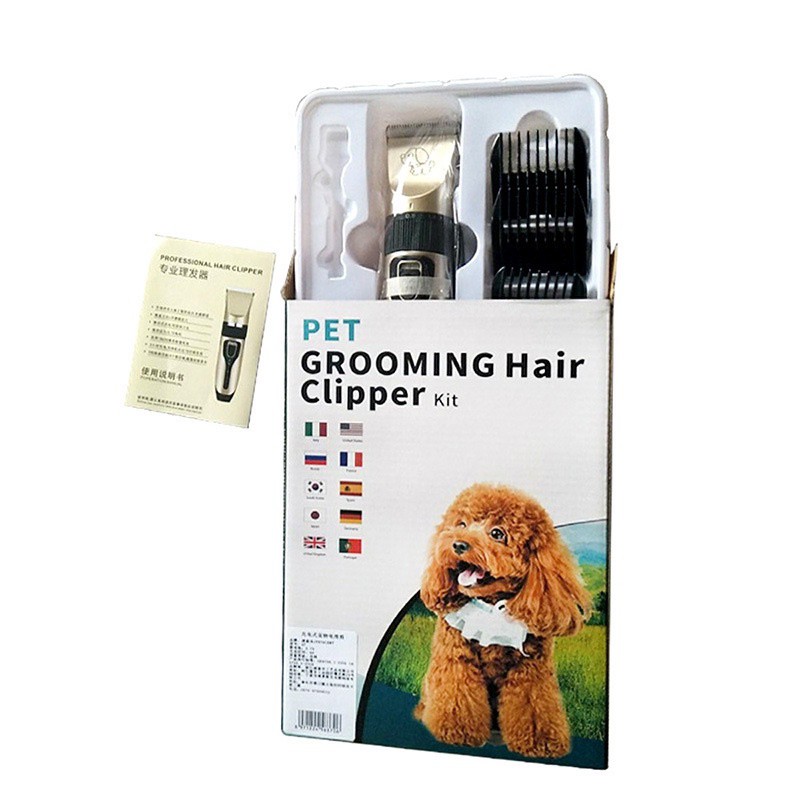 Tông Đơ Cắt Lông Chó Mèo Clipper Cao Cấp Full Phụ Kiện Bảo Hành 1 Đổi 1 Nếu Có Lỗi – Mã GTLKK58