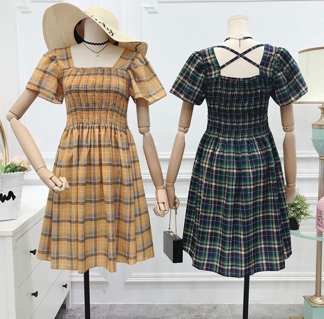 Đầm carô đủ màu bigsize 60 - 85 kí | BigBuy360 - bigbuy360.vn