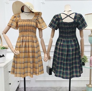 Đầm carô đủ màu bigsize 60 - 85 kí