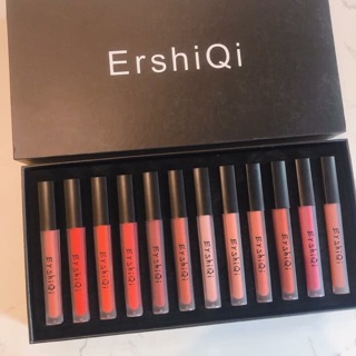 Son môi ERSHIQI nội địa Trung set 12 cây