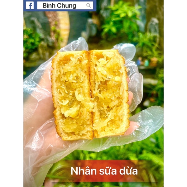 Bánh nướng nhân sữa dừa/Bánh trung thu Bình Chung