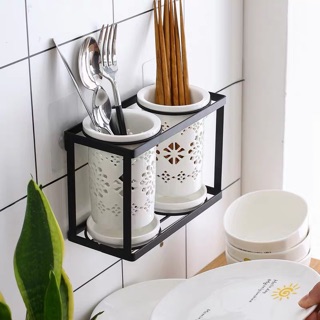 (Có sẵn )Set 2 ống cắm đũa gốm sứ cao cấp