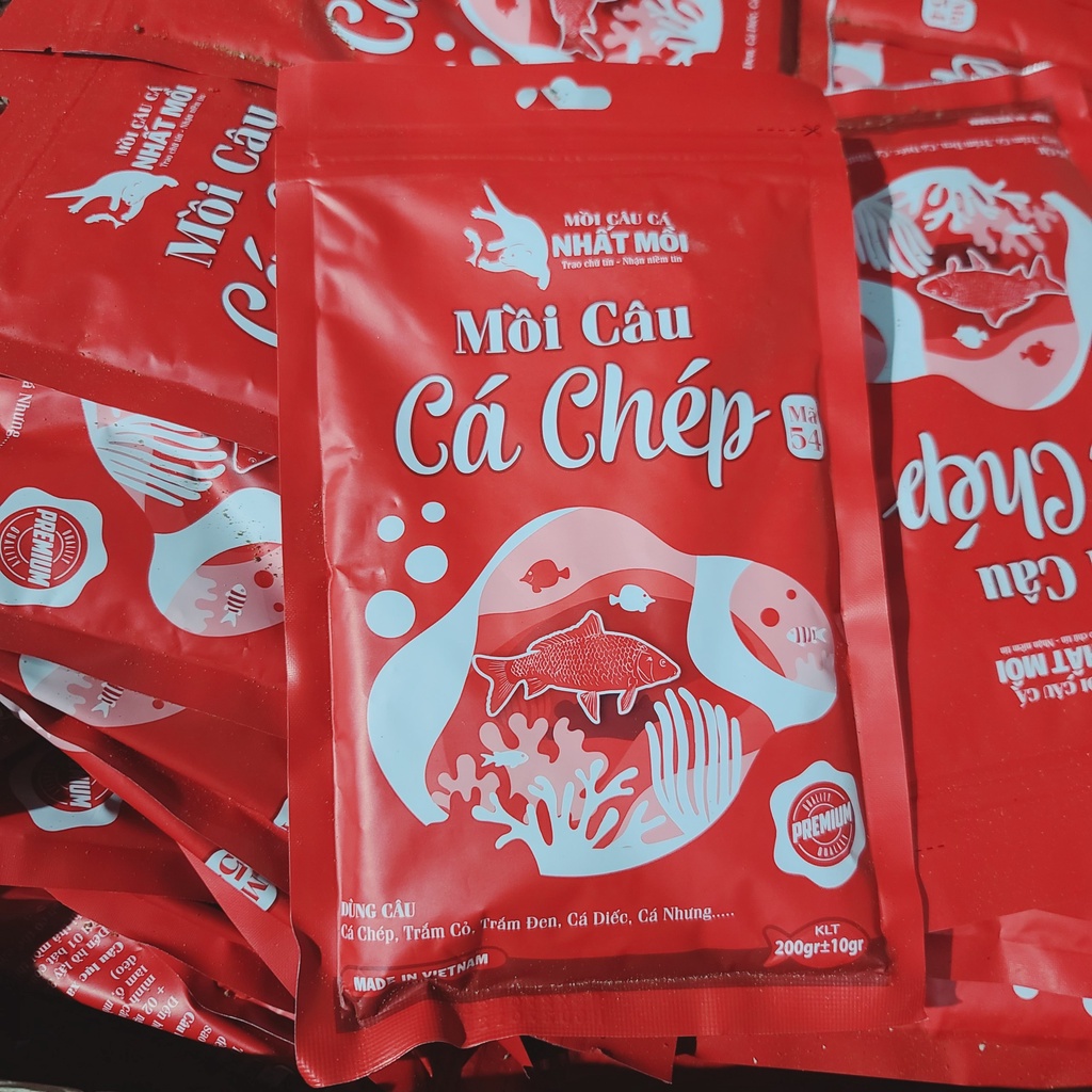 Mồi câu Cá chép, cám tổng hợp -mồi câu phú thành