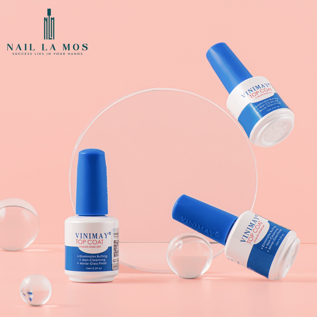 Top Coat Vinimay chính hãng - top phủ bóng chuyên dụng cho dân làm móng