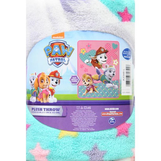 Mền ( Chăn ) tiện dụng hình chó cứu hộ - Paw Patrol Skye Pink