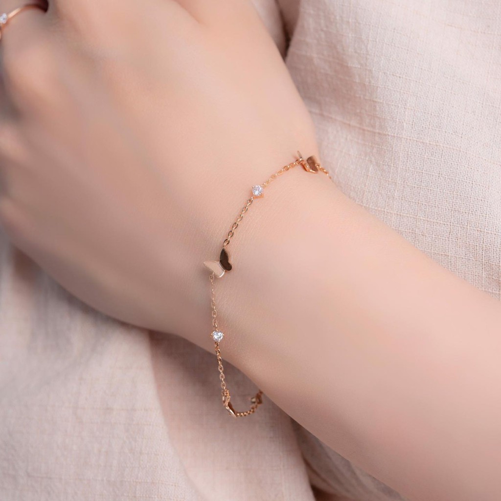 Lắc tay vàng 14k LPTB297 Huy Thanh Jewelry