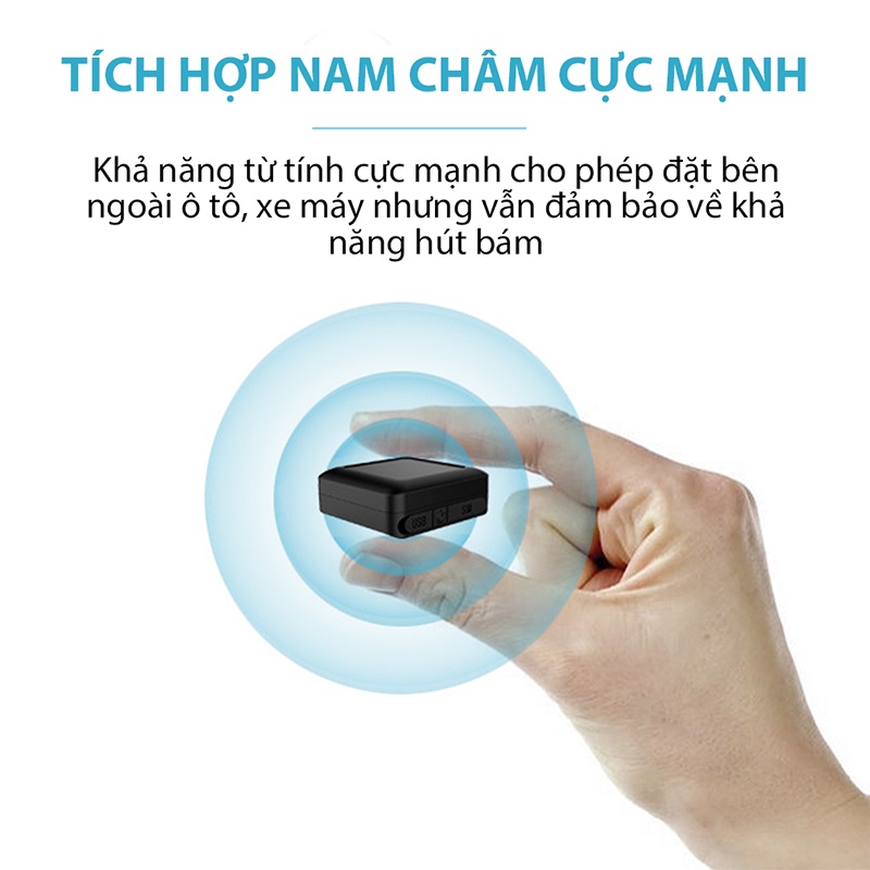 Thiết bị định vị mini Gps không dây định vị xe máy thú cưng Nghe gọi trẻ em ô tô Minivan N19 Air