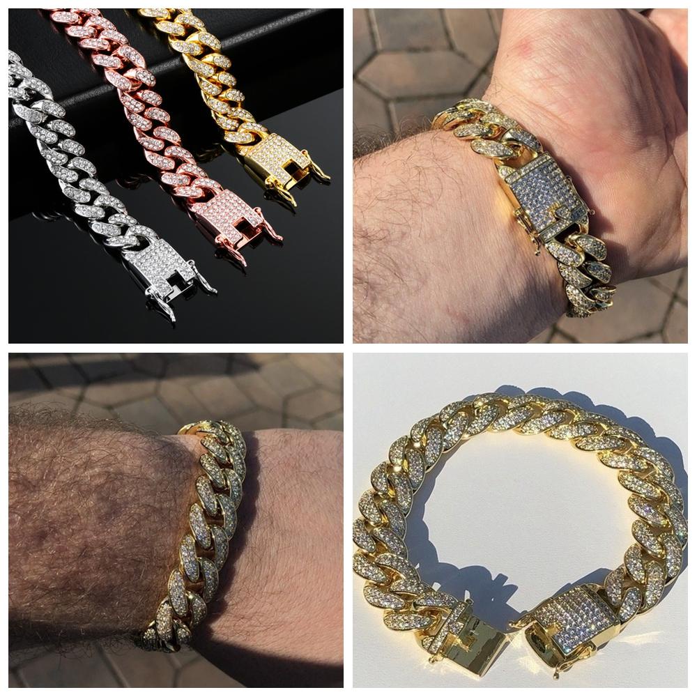 Vòng Tay Hoa Hồng Bản Rộng 12mm Sang Trọng
