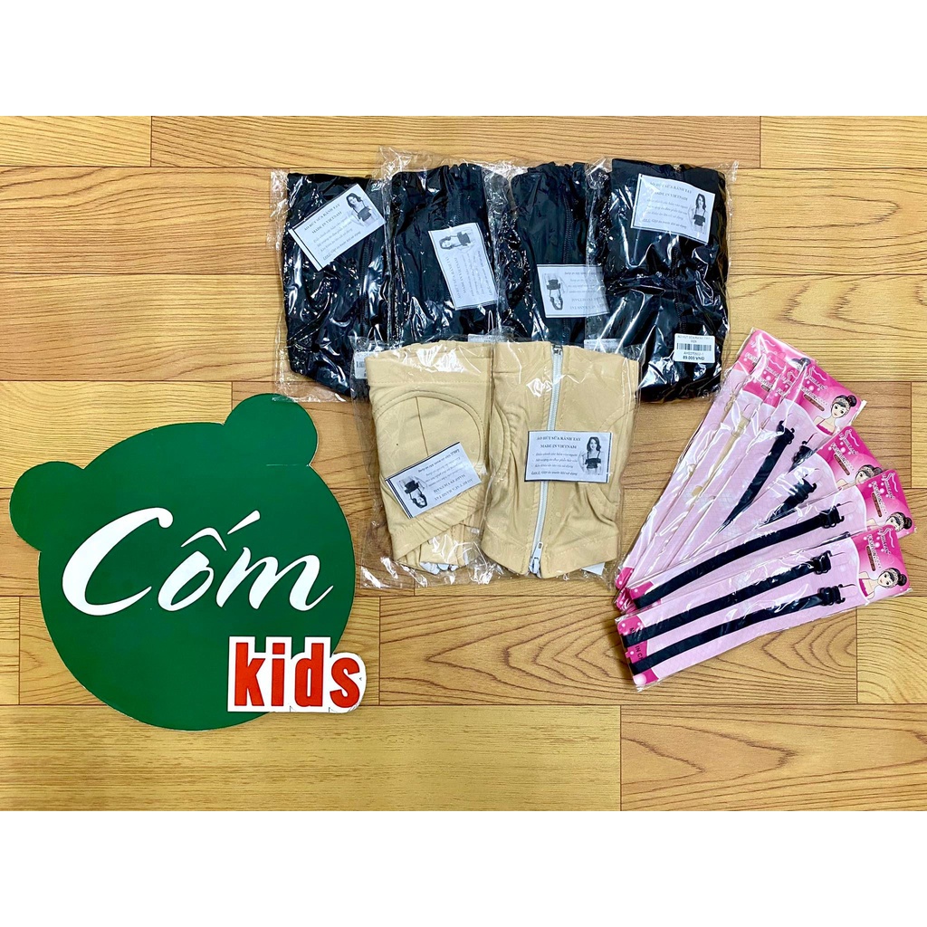 ÁO HÚT SỮA RẢNH TAY CAO CẤP KÈM DÂY - CỐM KIDS NT.