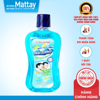 Nước Súc Miệng Thái Dương Bạc Hà 500ml