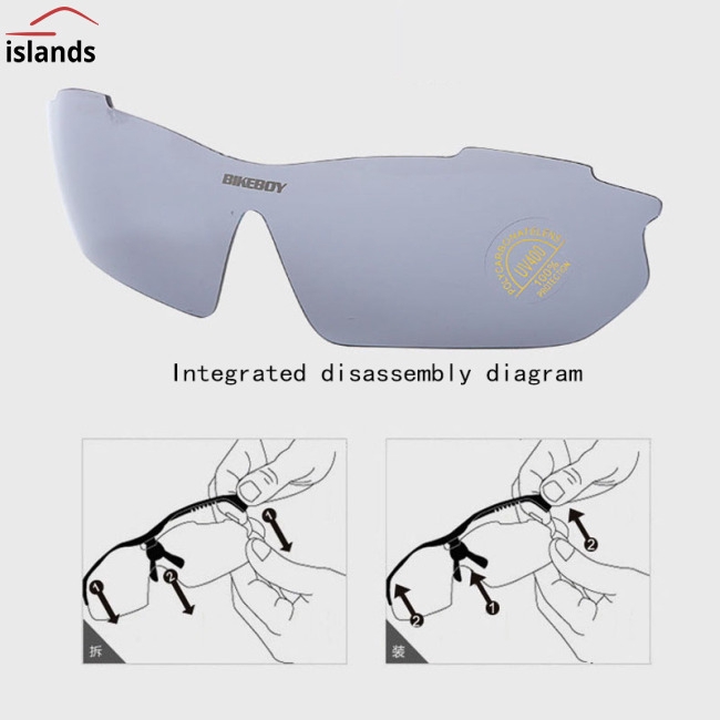 Kính mát chắn gió bụi cho xe đạp