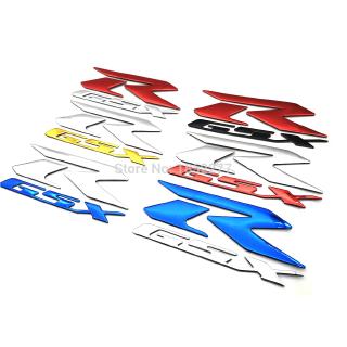 2 Chiếc Dành Cho SUZUKI R-GSX GSXR 600 750 1000 Xe Máy Biểu Tượng Huy Hiệu Decal ✷ ❈ Xe Tăng Bánh Xe Logo "GSXR" Miếng Dán