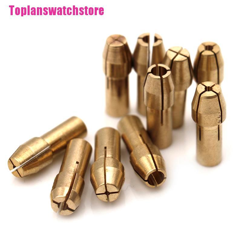 Set 10 Mũi Khoan Bằng Đồng 0.5-3.2mm 4.8mm Chuyên Dụng bits