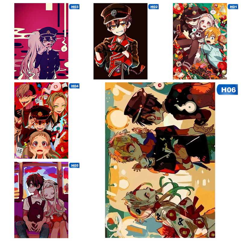 Tmdbyx Tranh Treo Poster Hoạt Hình Anime Nhật Bản Hanakuo Kaka Jibaku Shouen