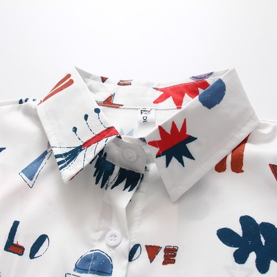 Áo Sơ Mi Voan Tay Ngắn Họa Tiết Hoa Cổ Điển Thời Trang Dễ Thương Cho Nữ | BigBuy360 - bigbuy360.vn