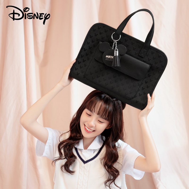 Túi Chống Sốc Thời Trang Nữ Disney Mickey Đựng Macbook/ Laptop