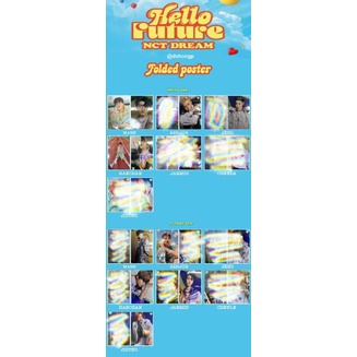 Chính hãng Poster gập Hello Future NCT Dream