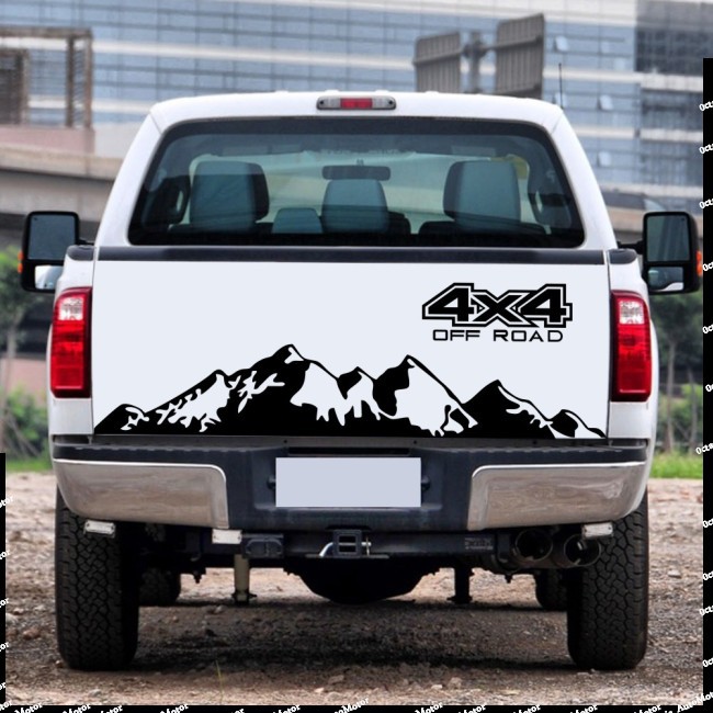 ford decal sticker Bộ 4 Nhãn Dán Trang Trí Xe Hơi Ford Ranger Raptor Pickup Isuzu Dma Nissan Navara Toyota Hilux