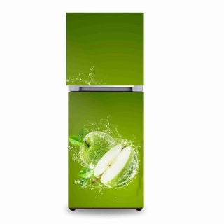 Decal dán tủ lạnh 3d chất liệu decal chống thấm nước mẫu hoa quả