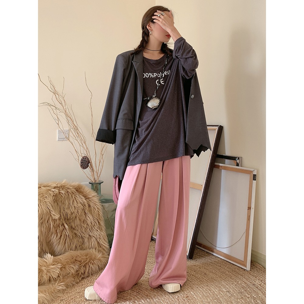 (q5) quần ulzzang ống loe 2 màu đen xám hàng order 7 đến 10 ngày( có ảnh khách mặc ) | BigBuy360 - bigbuy360.vn