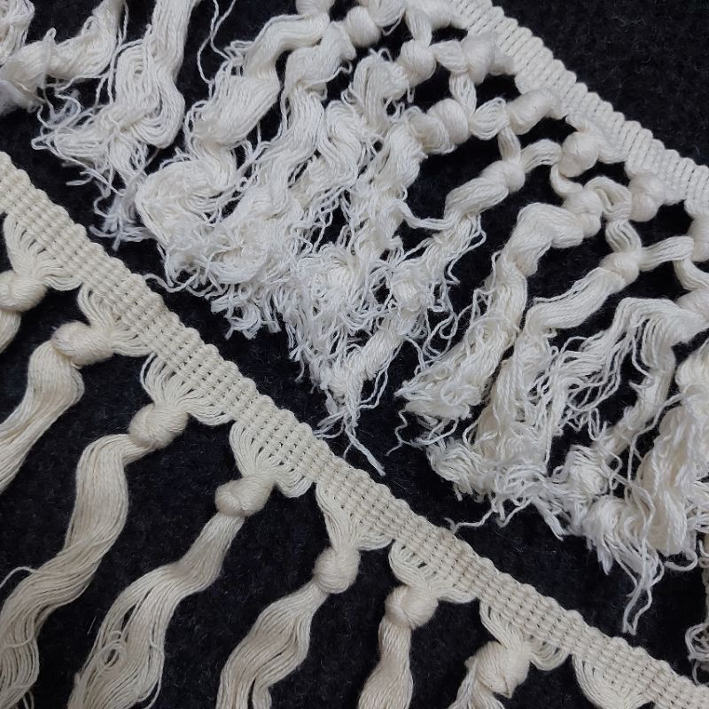 Ren chỉ cotton tua rua , size 10cm và 11cm