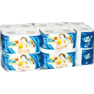 Giấy vệ sinh E’Mos Classic lốc 20 cuộn x 2 lớp