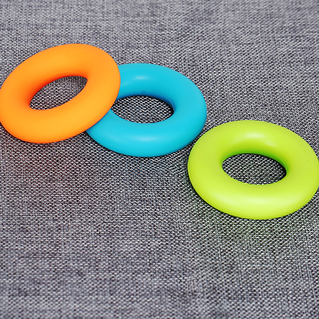 [Global] Exercise Pull Ring Hand Strength Training Gripper Silicone Hand Fitness Workout Resistance O Ring