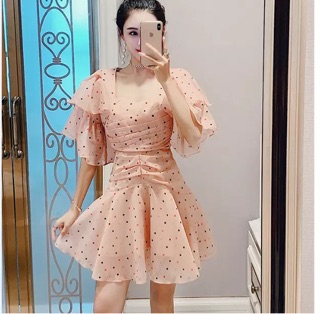 Váy cao cấp tay bồng