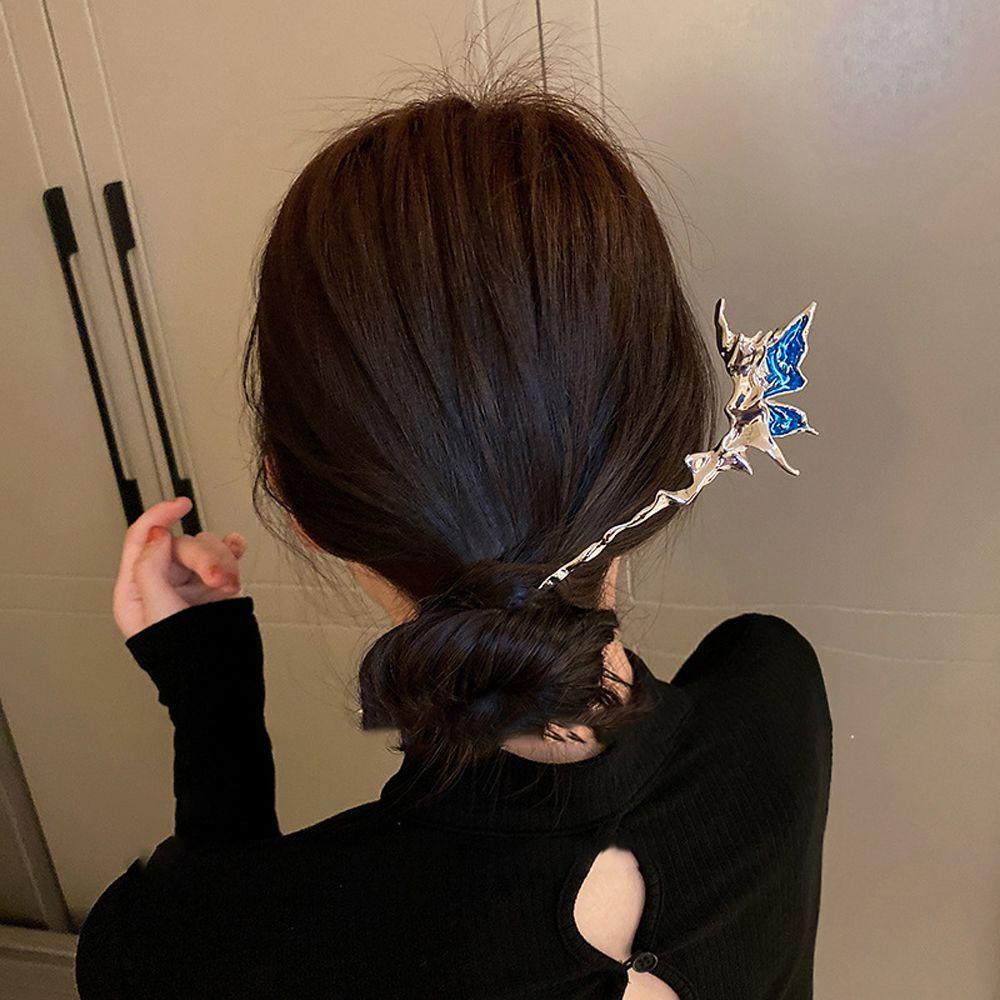 Trâm Cài Tóc Dáng Dài Thiết Kế Không Đồng Đều Thời Trang Theo Phong Cách Pháp Cho Nữ