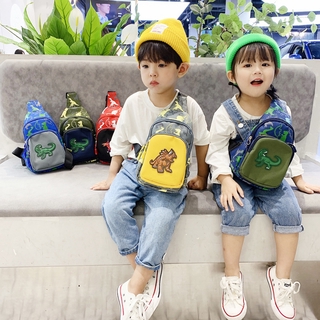 Bobora Trẻ Em Ngực Túi Bé Trai Khủng Long Dễ Thương Túi Trẻ Em Hoạt Hình Ngụy Trang Cô Gái Bé Phiên Bản Hàn Quốc Đi Chơi Ví Đựng Tiền Xu