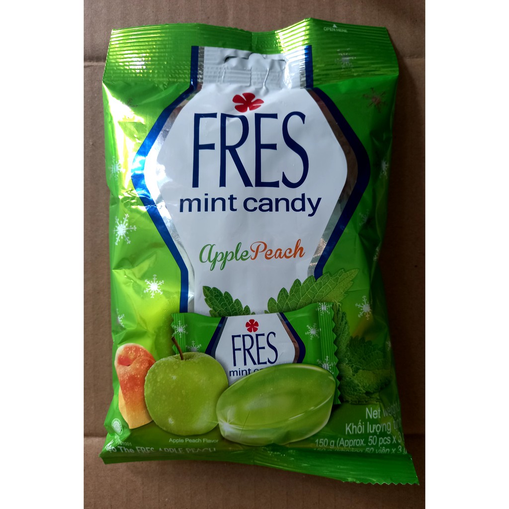 Kẹo Fres vị táo 150g