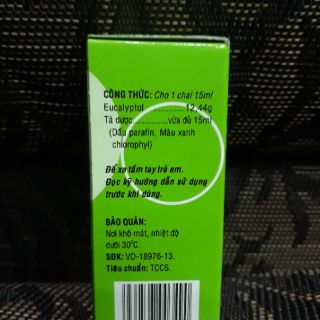 DẦU KHUYNH DIỆP OPC 15ML