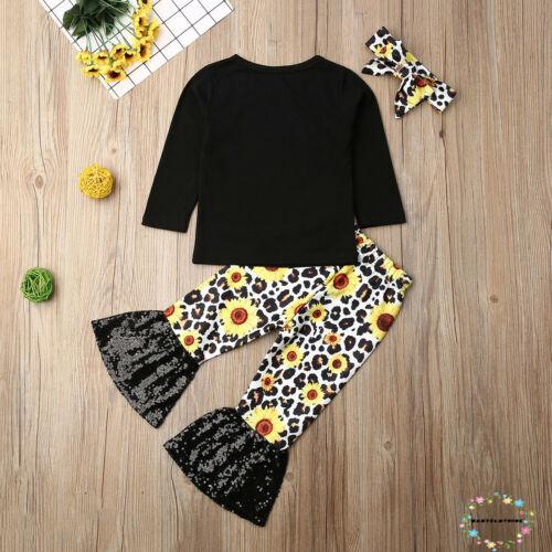 Set quần áo kèm băng đô nơ họa tiết da báo xinh xắn dành cho bé gái