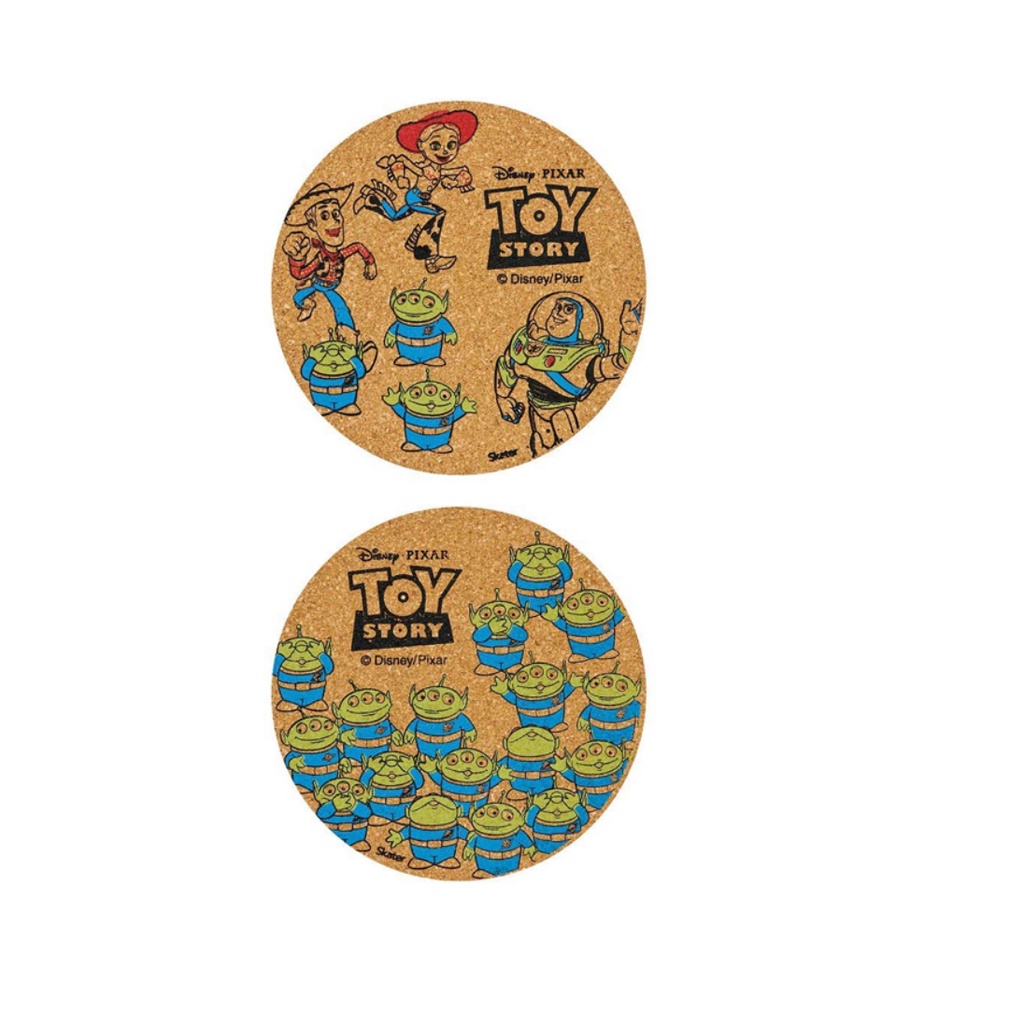 [SKATER] Bộ 4 Đế Lót Ly Hình Gấu Pooh / Thỏ Con CTC1S Với 4 Mẫu Thiết Kế Khác Nhau