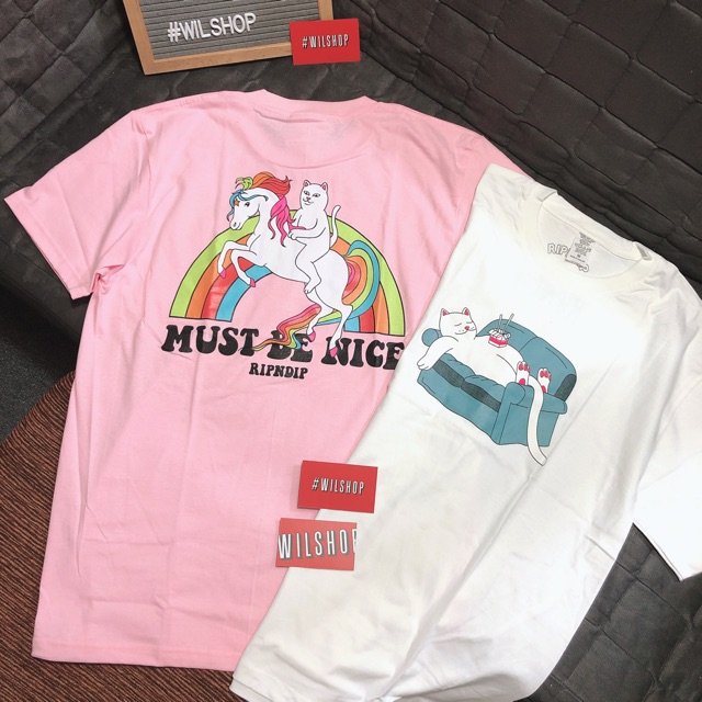 (SIZE M) RIPNDIP UNICORN & SOFA - ÁO UNISEX SIZE USA