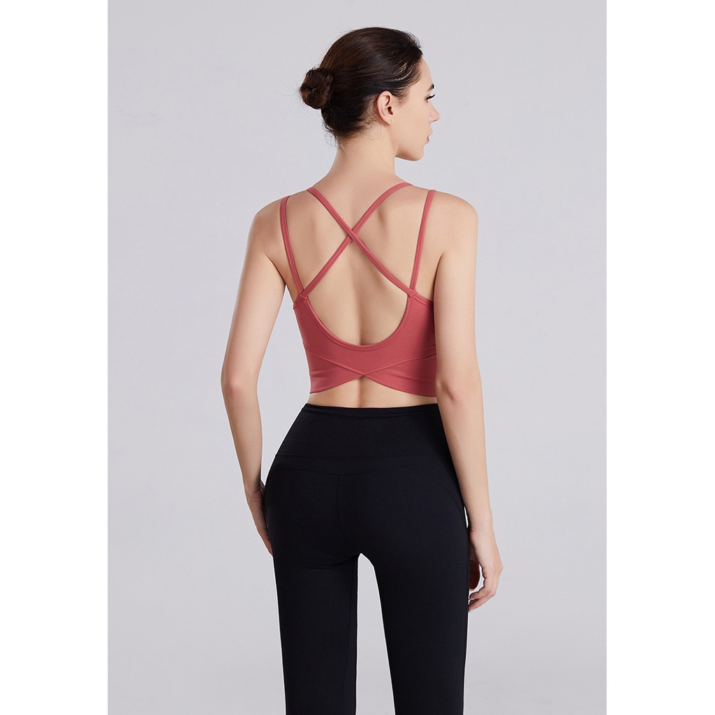 (Hàng sẵn) Áo thể thao mẫu lululemon có đệm ngực