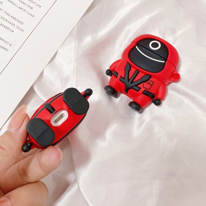 Case Airpods Squid Game, Ốp Airpods 1/2/3/Pro kiểu dáng cực chất - Mã TZAP342