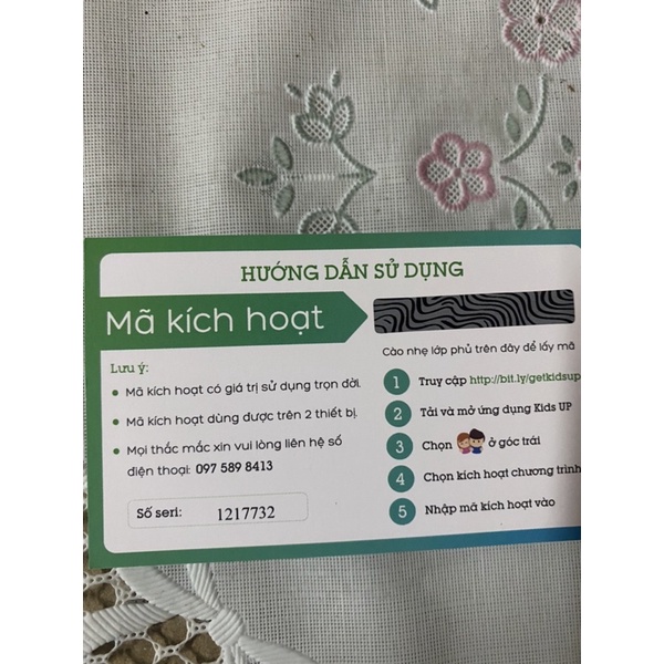 Kidsup trọn đời