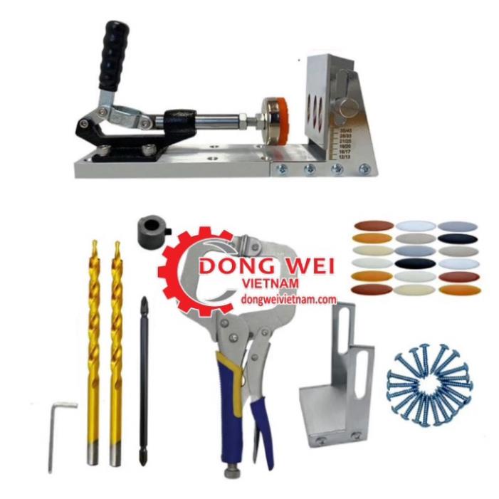 Bộ cữ khoan chéo ❤️FREESHIP❤️ bằng hợp kim cao cấp - cữ khoan gỗ