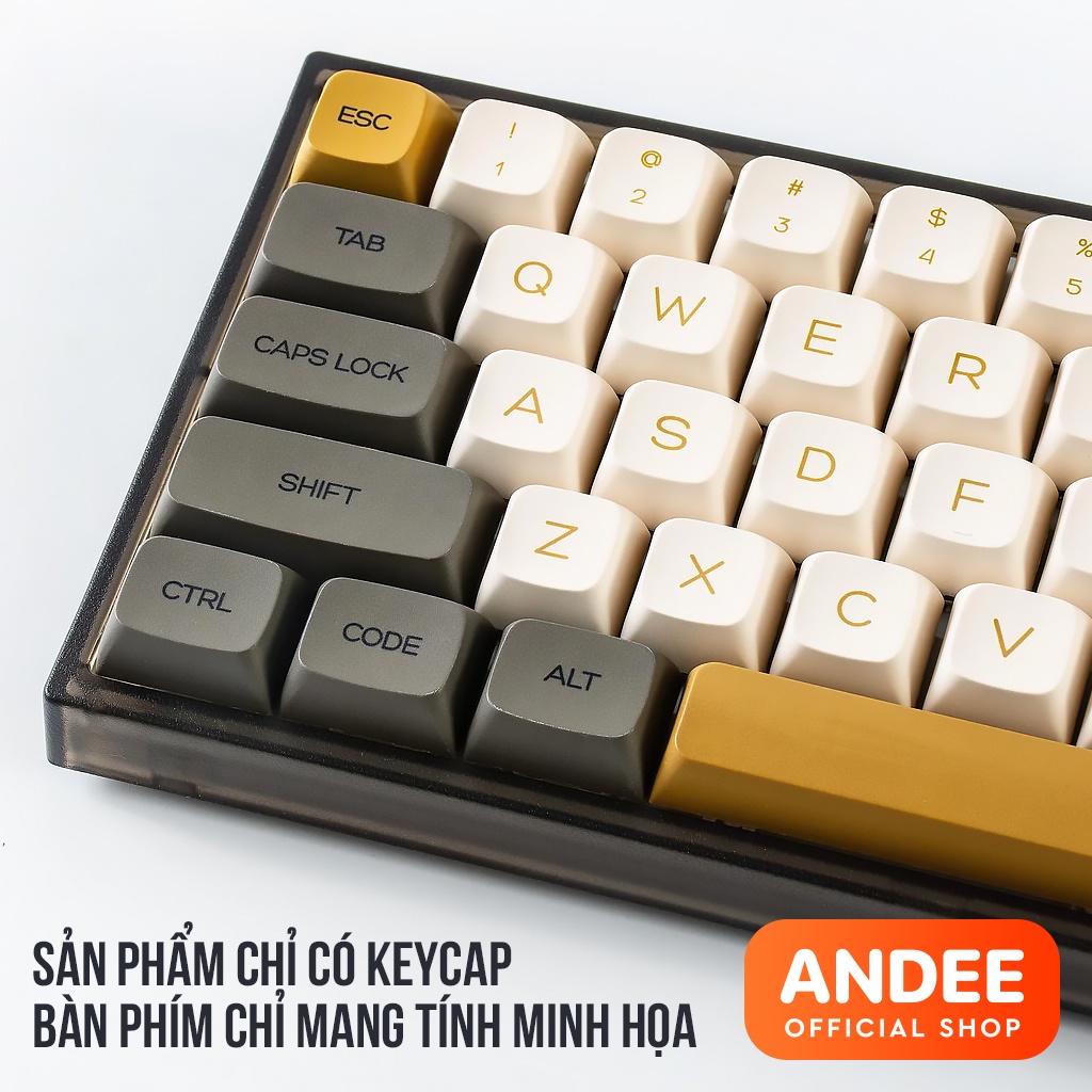 Keycap XDA Honey Milk/Matcha/Sea Salt/Shimmer nhiều màu dễ thương cho bàn phím cơ