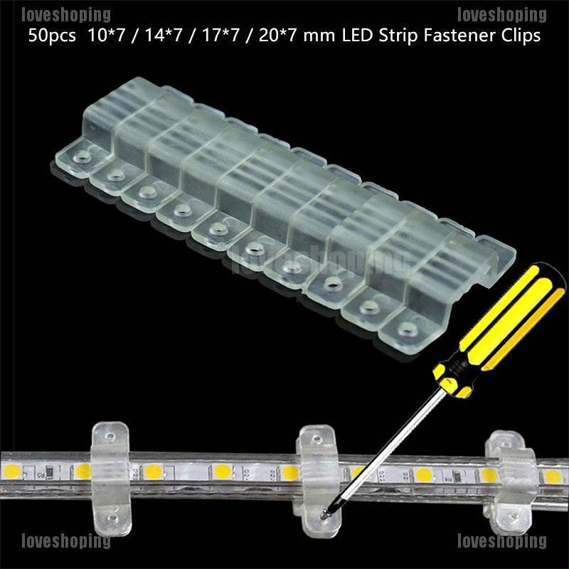 combo 10,20,50 kẹp nhựa bắt led dây