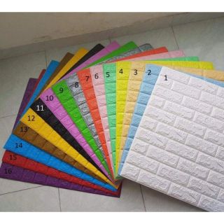 Xốp dán tường 3D dày 4mm keo siêu dính