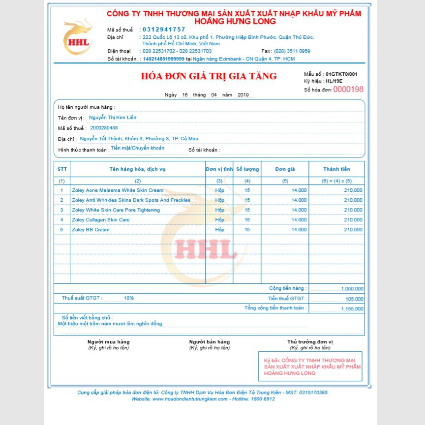 Kem Face Zoley 10Gram